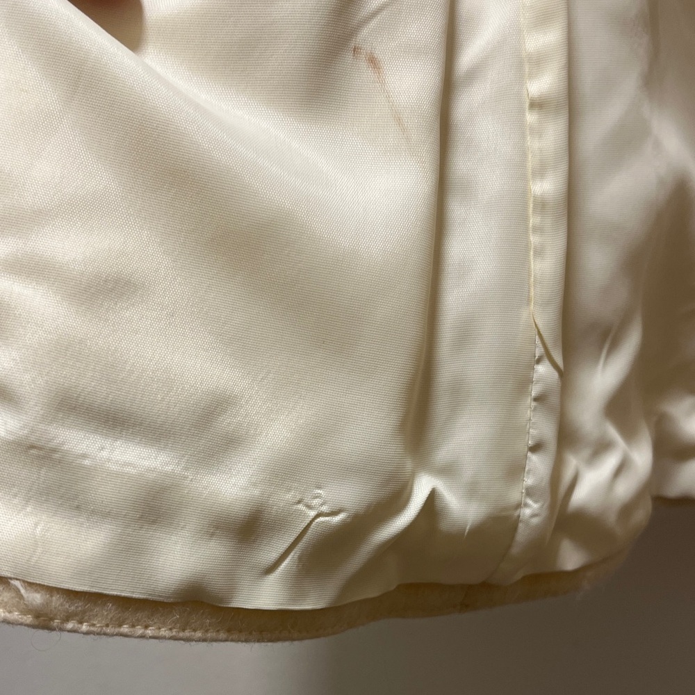 West Coast Connection (WCC) Retro Inspired Wool Blazer, Sz 7-8, Winter White - Picture 8 of 10